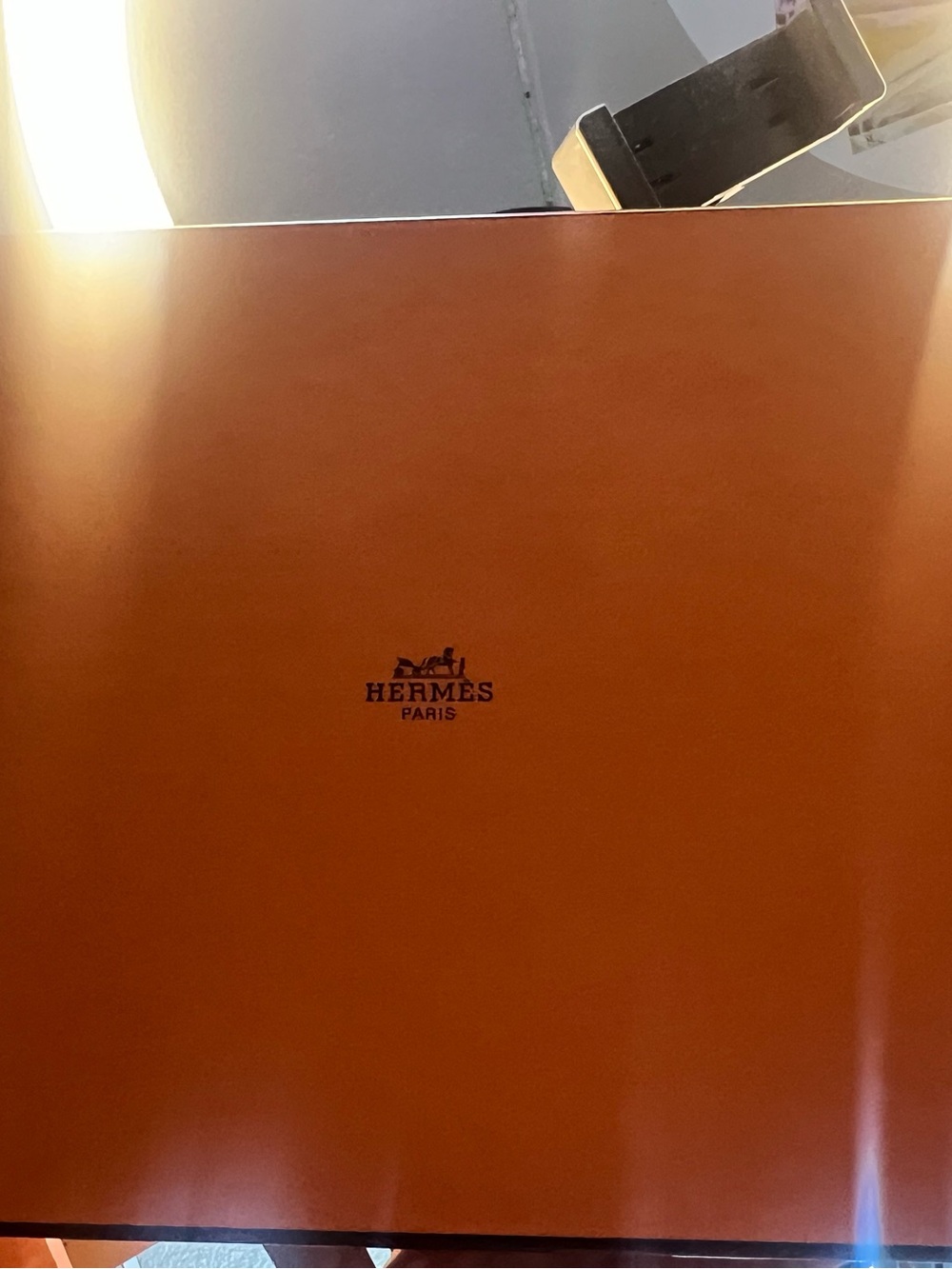 Hermès Orange Logo Box